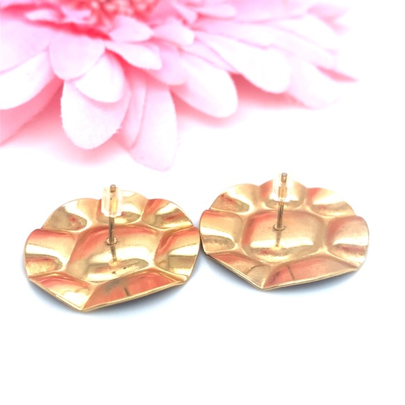 2/$10 Teal Blue and Gold Earrings - Picture 3 of 4